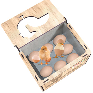 Hhd mini handmade đồ chơi DIY waterbed 9 Máy ấp trứng tự động nở máy cho trẻ em - Product Image 4