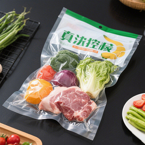 Bolsa de Plástico Transparente para Envasado al Vacío, Biodegradable, de Grado Alimenticio, para Arroz, Granos y Alimentos, Selladora al Vacío - Product Image 2