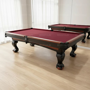 <span class=keywords><strong>Table</strong></span> de billard et de pool 2-en-1 de style vintage, <span class=keywords><strong>multi</strong></span>-tailles, en bois massif, pour <span class=keywords><strong>jeux</strong></span> sportifs d'intérieur à la maison ou en club - Product Image 5