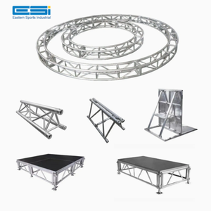 Sistema de armazón de aluminio ligero ESI Alta capacidad de carga curvada para armazón de escenario para carga estructural reducida portátil - Product Image 4