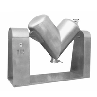 Mélangeur de poudre sèche verticale en acier inoxydable V-500 de type V Équipement de mélangeur de mélangeur de poudre de laboratoire en forme de V