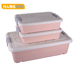 <strong>Plastic</strong> <strong>Under</strong> <strong>Bed</strong> <strong>Storage</strong> Drawer <strong>Box</strong> with Lids and Wheels Clothing Organizer <strong>for</strong> Cloth <strong>Storage</strong> - Product Image 6