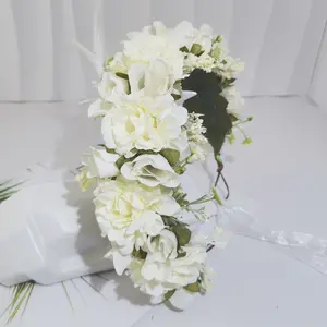 Conjunto de faixa e tiara para o chá de bebê, cinto de laço e coroa de flores para mamãe, lembrancinhas para papai, lembrancinhas para papai