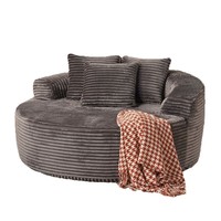 Canapé sectionnel compressé de conception européenne Tantra, revêtu de tissu, pour appartement et villa, livré en boîte