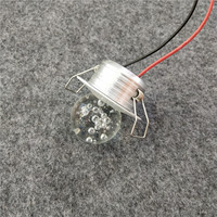 Mini spot lumineux led encastrable pour le plafond, avec ouverture de 3w, 3,5 cm, 35mm, mini spot, lumière Anti-éblouissement, idéal pour une vitrine