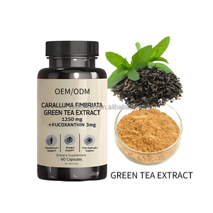 Oem Odm Caralluma Fimbriata Groene Thee <span class=keywords><strong>Extract</strong></span> 1250 Mg-60 Voedingssupplementen Capsules Cardiovasculaire Antioxidant Ondersteuning Formule - Product Image 5