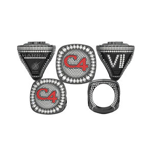 Catawba per la Band della scuola superiore di cresta 2022 anello di diamanti personalizzato del campionato statale con artigianato in metallo bucanieri <span class=keywords><strong>Tampa</strong></span> Bay - Product Image 1