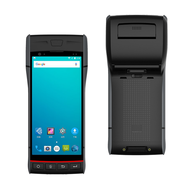 Technology Inventory Mobile Terminal Handheld Pos 1D 2D Barcode Scanner Rugged PDA Android PDAs With Built in Thermal Printer