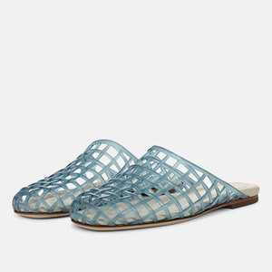 Jelly Shoes Summer Mesh Hole Flat Sandals For Women Elegant