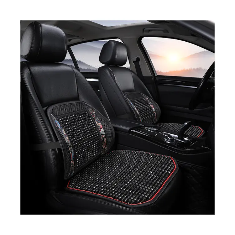Xiangta Fashion Sports Waterproof Full Set Four Seasons Wooden Bead Car Seat Cushion For Universal Seat Cover