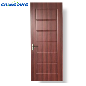 Puerta de Madera Laminada MDF PVC para Apartamento con Acabado Moderno, para Dormitorio y Sala de Estar - Product Image 1
