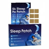 Patch corporel transdermique chinois pour le sommeil, avec logo personnalisé, infusé aux herbes, parfum lavande, autocollant de soin de santé