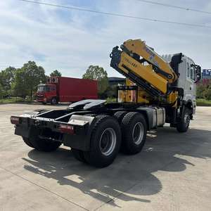 Camión JAC de 3 ejes con grúa articulada de 12 toneladas, tractor y solución de elevación - Product Image 5