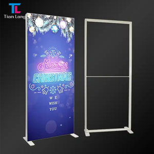 TianLang 85*200cm Exposición de aluminio caja de luz tela telón de fondo pantalla retroiluminada caja de luz LED cajas de luz - Product Image 1