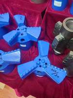 Prix pas cher de haute qualité trois ailes renforcées Concave PDC foret accessoires de forage fabriqués en Chine