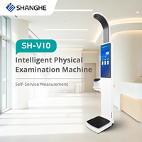 Quiosco de autoservicio médico SH-V10 para chequeos de salud, máquina inteligente de examen corporal completo con certificación CE