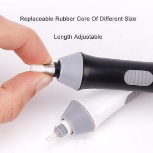 TENWIN Un ensemble de gommes électriques automatiques rotatives à essuyage rapide fournitures scolaires pour croquis, révision (batterie non incluse) - Product Image 4