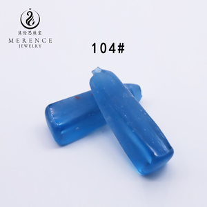 Merence Jewelry Aguamarina sintética #104 #105 #106 #108 #112 #113 #114 #119 #120 #149 #152 Espinela de materia prima sin cortar en bruto - Product Image 2