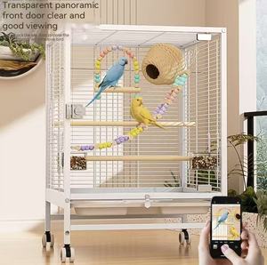 Cage à oiseaux - Cage spéciale pour l'élevage de groupes d'oiseaux, pour perroquets, corbeaux, phénix, en plastique, boîte pour usage domestique, grande taille - Product Image 3