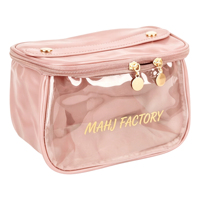 Ensemble de sacs de voyage Mahjongg de qualité supérieure, grande capacité, sac à main en cuir PU et PVC, sac à accessoires de jeu à double fermeture éclair dorée