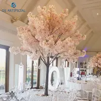 Flor artificial rosa para plantas de altura, 5ft de altura, cereja artificial, árvore de casamento, para decoração