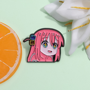 Cool <span class=keywords><strong>Rock</strong></span> música dibujos animados Anime chica esmalte Pin lindo personaje broche solapa mochila insignia joyería de moda regalo para amigos - Product Image 2