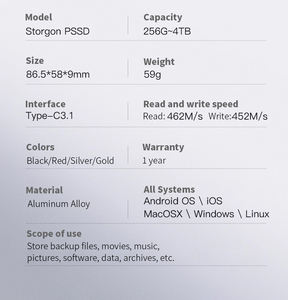 Venta al por mayor 960GB SSD Sata <span class=keywords><strong>3</strong></span> Unidad de estado sólido externa 512GB 1TB 256GB Ssd Laptop Alta capacidad Ssd 120GB Externo - Product Image 3