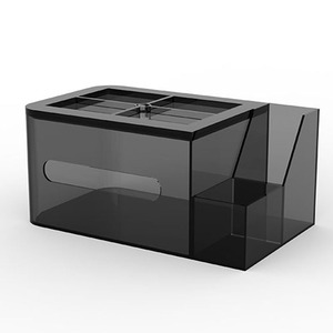 Caja <span class=keywords><strong>de</strong></span> pañuelos <span class=keywords><strong>de</strong></span> plástico acrílico transparente <span class=keywords><strong>de</strong></span> estilo nórdico moderno y minimalista, diseño extraíble, a prueba <span class=keywords><strong>de</strong></span> polvo, almacenamiento creativo <span class=keywords><strong>de</strong></span> lujo ligero - Product Image 4