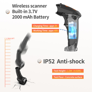 Xincode 2D QR Máy quét mã cầm tay 1D USB Máy quét mã vạch không dây 2.4G Đầu đọc mã vạch cho siêu thị giá mã vạch quét - Product Image 6