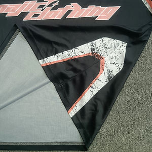 Camiseta Holgada con Letras Estampadas para Fútbol, Deporte, Manga Corta, Estilo Hip Hop, Personalizable para Equipos, Transpirable - Product Image 6