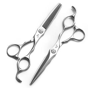 Tijeras de Peluquería Vg10, Juego de 5 Piezas, 7 Pulgadas, Acero Inoxidable, Tijeras Planas Profesionales con Cuchillas Deslizantes y Cortes Huecos - Product Image 3