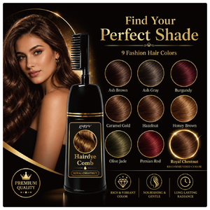 แชมพูย้อมผมถาวร 3 in 1 สีน้ำตาลอ่อนทอง ปิดผมขาว สำหรับผู้หญิงผู้ชาย ขายส่ง - Product Image 4