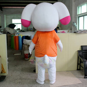 Adorable Costume de Mascotte Chien Blanc en Peluche Douce, Idéal pour <span class=keywords><strong>les</strong></span> Événements Enfants, Parcs d'Attractions et Promotions de Marques - Product Image 3