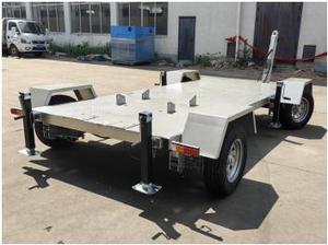 Remolque de Plataforma Plana de 4 Ruedas para Excavadora de 3 Toneladas de Capacidad, para Vehículos de Ingeniería - Product Image 2