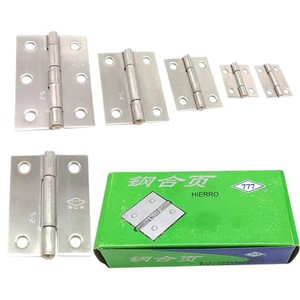 Bisagra de Acero Inoxidable HIERRO de 2.5mm de Espesor, Montaje en Superficie, Acabado Cepillado Duradero, Bisagra para Puerta de Muebles - Product Image 2