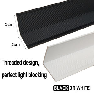 Tira de Bloqueo de Luz de PVC 100% Opaca, Fácil de Instalar, <span class=keywords><strong>para</strong></span> Persianas y Cortinas, Rieles de Doble Cara <span class=keywords><strong>para</strong></span> Cortinas Opacas - Product Image 3