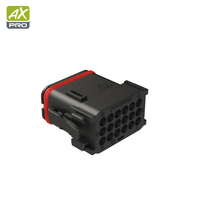 오리지널 TE DEUTSCH DT16-18SA-K004 커넥터 하우징 18P 4.67mm 블랙 자동차용 커넥터 여성 단자용
