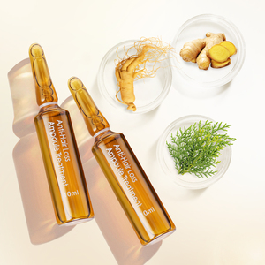 Venta al por mayor 10ml cabello fortalecer aceite para el cuidado del cabello Anti pérdida reparación daño jengibre crecimiento del cabello ampolla para <span class=keywords><strong>mujer</strong></span> hombre - Product Image 2