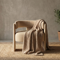 Fauteuil d'appoint moderne en stock aux États-Unis, fauteuil simple de designer à accoudoirs incurvés, fauteuil de salon en velours pour chambre à coucher