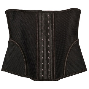 Faja moldeadora de cuerpo negra de 24 cm al por mayor, con 11 varillas, cierre de gancho ajustable 905-24cm-69 11Hook - Product Image 1