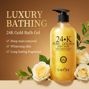 Nuevo Gel de Ducha Nutritivo, Hidratante, Perfumado, Blanqueador y Aclarante de Piel con Oro Puro de 24k - Product Image 4