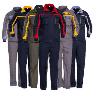Conjunto de Uniforme de Trabajo de Chaqueta y Pantalones de Primavera Directo de Fábrica, Logotipo Personalizado, Traje de Construcción, Overoles, <span class=keywords><strong>Ropa</strong></span> de Reparación de Automóviles, <span class=keywords><strong>Ropa</strong></span> de Trabajo - Product Image 1