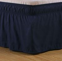 Nouvelle jupe de lit à volants 100TC en microfibre de polyester, couleur personnalisée, avec élastique enveloppant pour usage domestique et hôtelier
