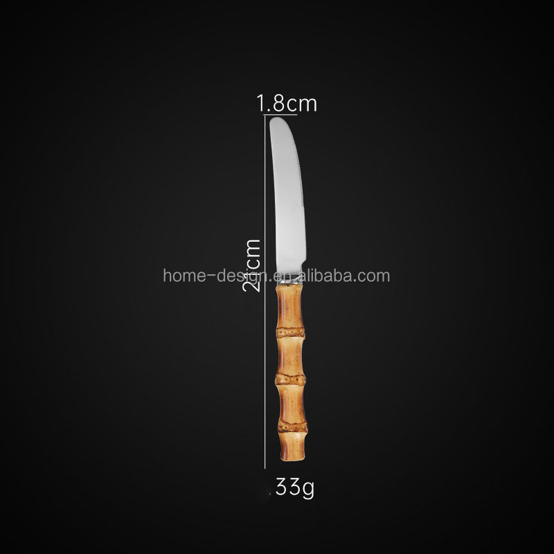 cuchillo de postre plateado