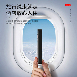 เครื่องตรวจจับอินฟราเรด AK490 กล้องไร้สายป้องกันการสอดแนม ใช้ในโรงแรม พร้อมไฟเตือนและอุปกรณ์ตรวจจับ - Product Image 4