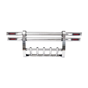 Pare-chocs avant en acier inoxydable 201 SS avec <span class=keywords><strong>barre</strong></span> de protection et éclairage pour Hilux Vigo Revo, FJ120, FJ150, RAV4, Fortuner (vente en gros) - Product Image 3