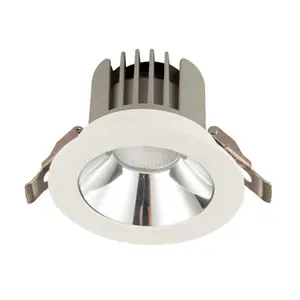 Bureau à domicile dimmable cylindrique ip20 ip44 ip55 30w inclinable commercial enfoncé mené 50w cob downlight