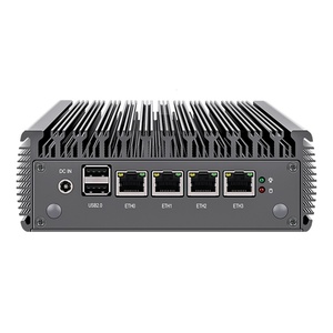 Mini PC Económico de 2.5G sin Ventilador, 4 Puertos LAN, Cuatro Núcleos, TDP 6W, Pen-tium N5000, DDR4, HD, DP, 4 USB, Router Firewall PfSense, Servidor Linux - Product Image 1