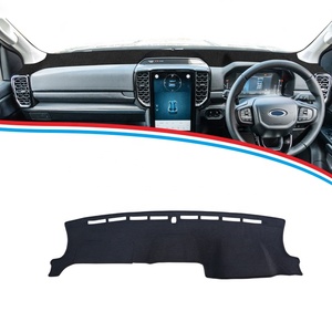 แผ่นรองกันแสงด้านหน้ารถขับด้านขวามือแผ่นคลุมแผงหน้าปัดรถกันแสง<span class=keywords><strong>สี</strong></span><span class=keywords><strong>ดำ</strong></span> Txr เสื่อหลีกเลี่ยงแสงสำหรับ <span class=keywords><strong>Ford</strong></span> <span class=keywords><strong>Everest</strong></span> <span class=keywords><strong>2022</strong></span>- - Product Image 2