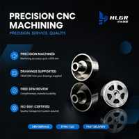 Servicios de Fresado CNC de Precisión HUALONG para Piezas Pequeñas de Aluminio, Acero Inoxidable y Latón con Tratamiento de Superficie para Uso Médico